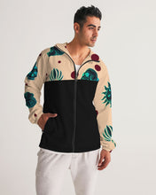 Load image into Gallery viewer, blackbg Men's All-Over Print Windbreaker
