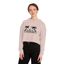 Load image into Gallery viewer, Twin Skull Women’s Cropped Hooded Sweatshirt