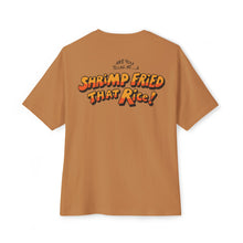 Load image into Gallery viewer, Funny Unisex Oversized Boxy Tee - 'Shrimp Fried That Rice!'
