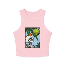 Load image into Gallery viewer, Falling Coco Art Women's Micro Rib Racer Tank Top