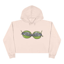 Load image into Gallery viewer, Skelly Hands Crop Hoodie