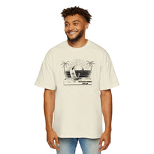 Load image into Gallery viewer, Vintage Surf Vibe Men's Oversized Tee One Fin One Fear