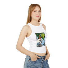 Load image into Gallery viewer, Falling Coco Art Women's Micro Rib Racer Tank Top