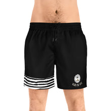 Load image into Gallery viewer, Striped sliver Classic Trunk - 60s style swim trunks