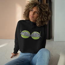 Load image into Gallery viewer, Skelly Hands Crop Hoodie