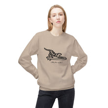 Load image into Gallery viewer, Cat Silhouette Crewneck Sweatshirt | Cozy Fleece Top for Cat Lovers | Perfect Gift for Birthdays, Holidays, Casual Wear