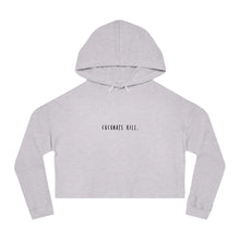 Load image into Gallery viewer, % Women’s Cropped Hooded Sweatshirt