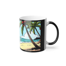 Load image into Gallery viewer, Color Morphing Skeleton Beach Mug - 11oz Tropical Vibe Coffee Cup