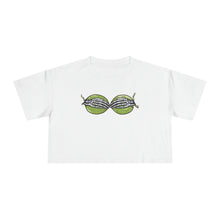 Load image into Gallery viewer, Skelly Cover Hands Women's Crop Tee