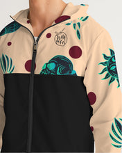Load image into Gallery viewer, blackbg Men's All-Over Print Windbreaker
