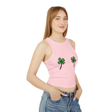 Load image into Gallery viewer, St Pattys Day Rib Racer Tank Top