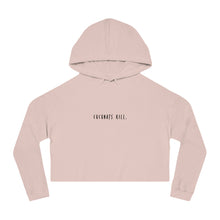 Load image into Gallery viewer, % Women’s Cropped Hooded Sweatshirt