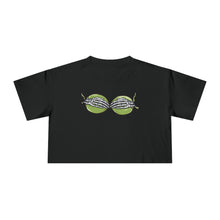 Load image into Gallery viewer, Skelly Cover Hands Women's Crop Tee