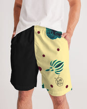 Load image into Gallery viewer, blackbg Men's All-Over Print Jogger Shorts