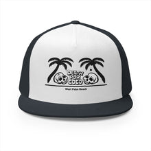 Load image into Gallery viewer, Twin Skulls Embroidered Trucker Cap