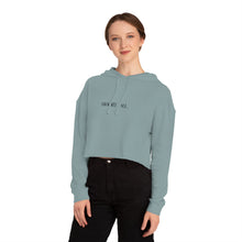 Load image into Gallery viewer, % Women’s Cropped Hooded Sweatshirt
