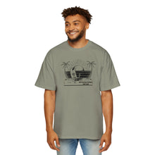 Load image into Gallery viewer, Vintage Surf Vibe Men's Oversized Tee One Fin One Fear
