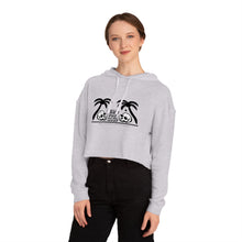 Load image into Gallery viewer, Twin Skull Women’s Cropped Hooded Sweatshirt