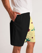 Load image into Gallery viewer, blackbg Men's All-Over Print Jogger Shorts