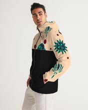 Load image into Gallery viewer, blackbg Men's All-Over Print Windbreaker
