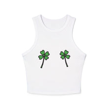 Load image into Gallery viewer, St Pattys Day Rib Racer Tank Top