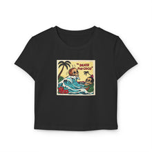 Load image into Gallery viewer, Artsy Black Women's Baby Tee