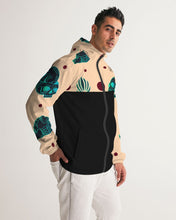 Load image into Gallery viewer, blackbg Men's All-Over Print Windbreaker