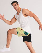 Load image into Gallery viewer, blackbg Men's All-Over Print Jogger Shorts