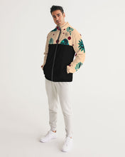 Load image into Gallery viewer, blackbg Men's All-Over Print Windbreaker