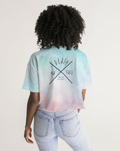 Load image into Gallery viewer, GS. Coco South Beach Tie dye Women's Lounge Cropped Tee