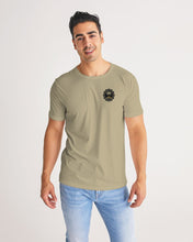 Load image into Gallery viewer, Anything Tee Tan half skull half nut