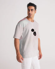 Load image into Gallery viewer, Wavy Tee Pink Brushed skull