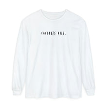 Load image into Gallery viewer, coconuts kill Unisex WAVY Long Sleeve T-Shirt