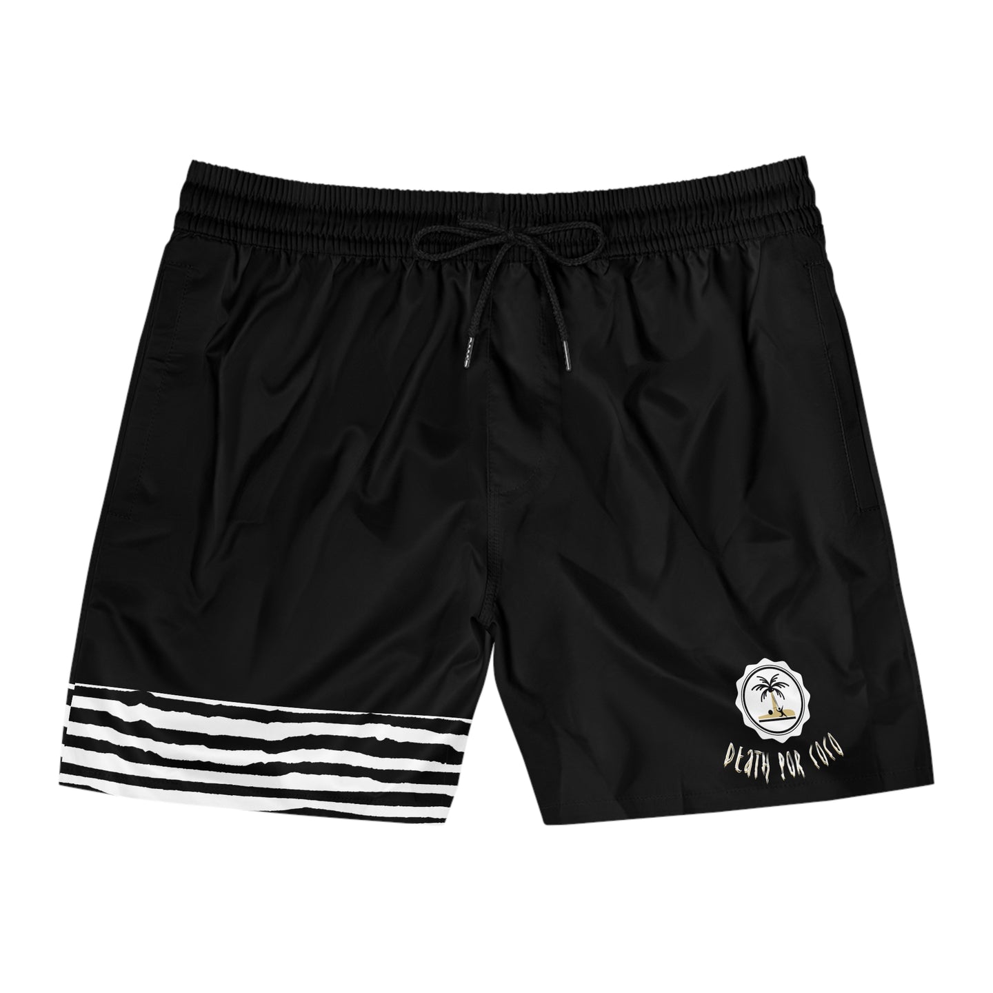 Striped sliver Swim Trunks