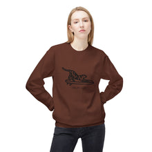 Load image into Gallery viewer, Cat Silhouette Crewneck Sweatshirt | Cozy Fleece Top for Cat Lovers | Perfect Gift for Birthdays, Holidays, Casual Wear
