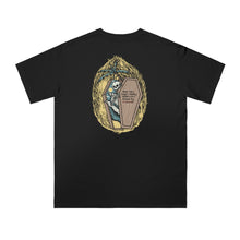 Load image into Gallery viewer, Organic Tee Coffin Skelly
