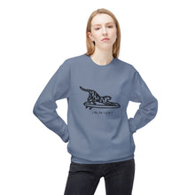 Load image into Gallery viewer, Cat Silhouette Crewneck Sweatshirt | Cozy Fleece Top for Cat Lovers | Perfect Gift for Birthdays, Holidays, Casual Wear
