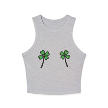 Load image into Gallery viewer, St Pattys Day Rib Racer Tank Top
