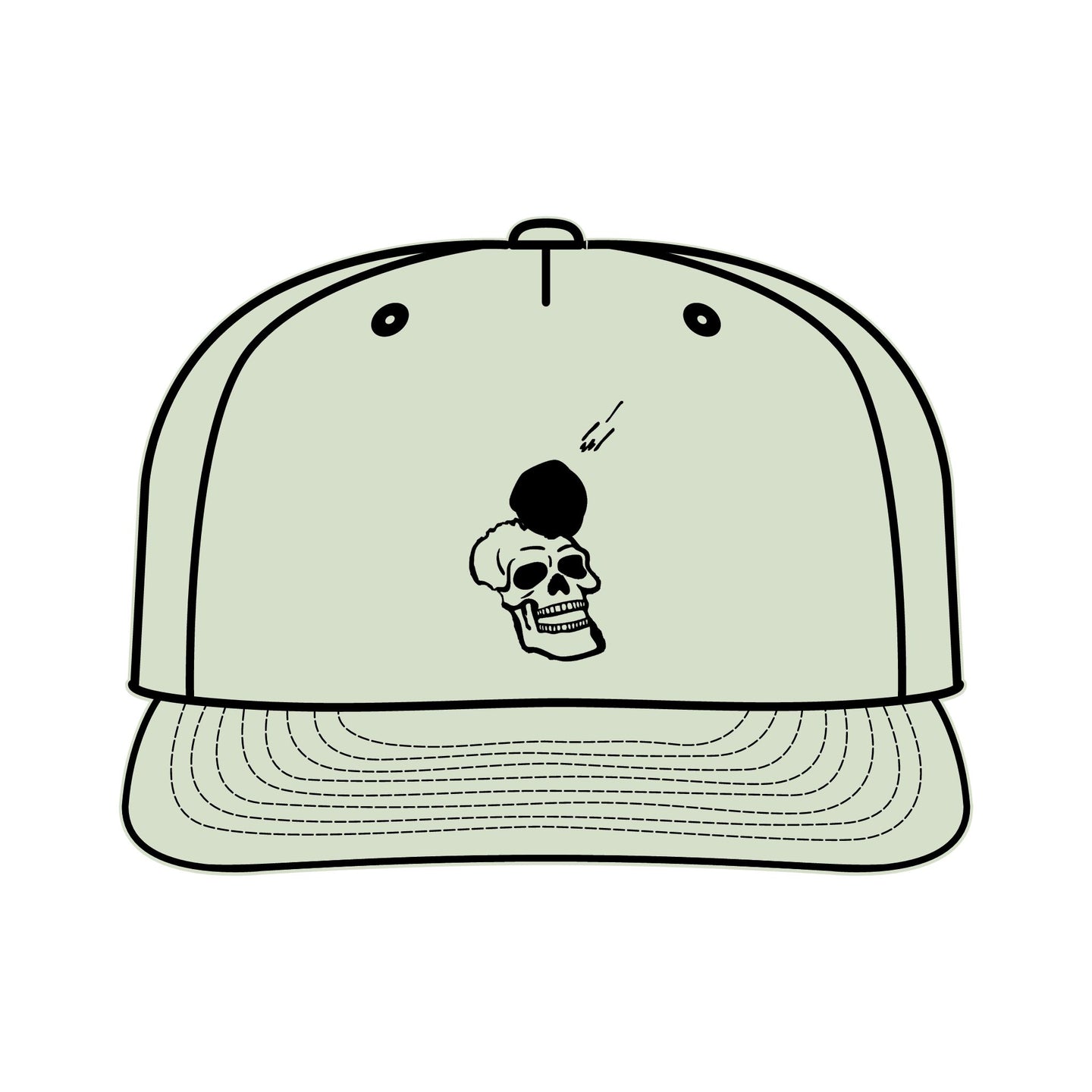 Coco skull Surf Cap