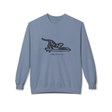 Load image into Gallery viewer, Cat Silhouette Crewneck Sweatshirt | Cozy Fleece Top for Cat Lovers | Perfect Gift for Birthdays, Holidays, Casual Wear
