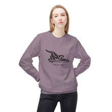 Load image into Gallery viewer, Cat Silhouette Crewneck Sweatshirt | Cozy Fleece Top for Cat Lovers | Perfect Gift for Birthdays, Holidays, Casual Wear
