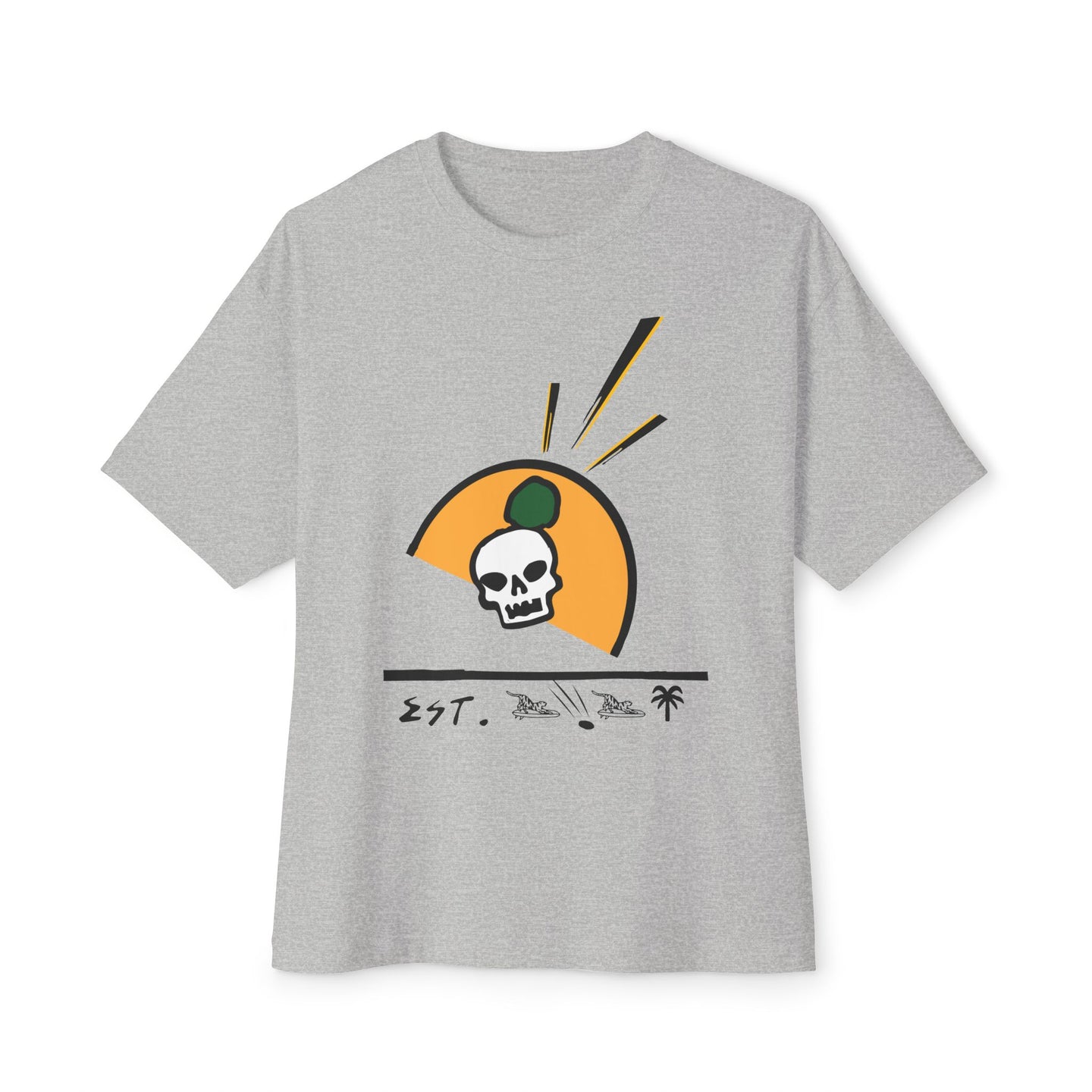 Skull Graphic Oversized Tee