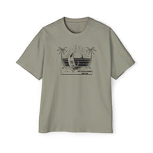 Load image into Gallery viewer, Vintage Surf Vibe Men&#39;s Oversized Tee One Fin One Fear
