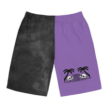 Load image into Gallery viewer, Twin Skull Purp Board Shorts
