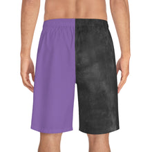 Load image into Gallery viewer, Twin Skull Purp Board Shorts
