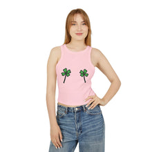 Load image into Gallery viewer, St Pattys Day Rib Racer Tank Top
