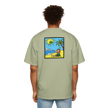 Load image into Gallery viewer, St Patty Hit by Coconut Men&#39;s Heavy Oversized Tee
