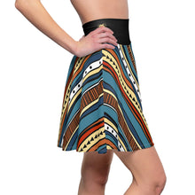 Load image into Gallery viewer, Women&#39;s Skater Skirt Tribal
