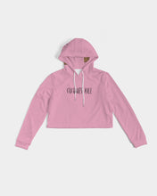 Load image into Gallery viewer, Beach Cropped Hoodie Pink
