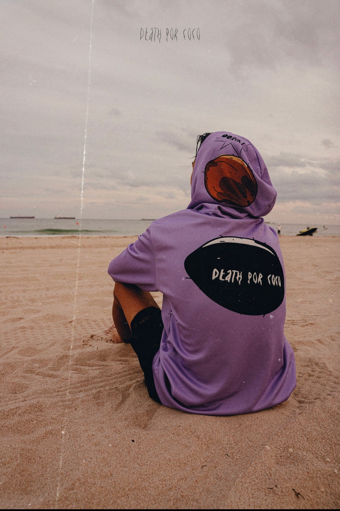 Beach Hoodie Purp